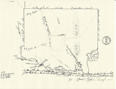 Map of Ludlow in 1794